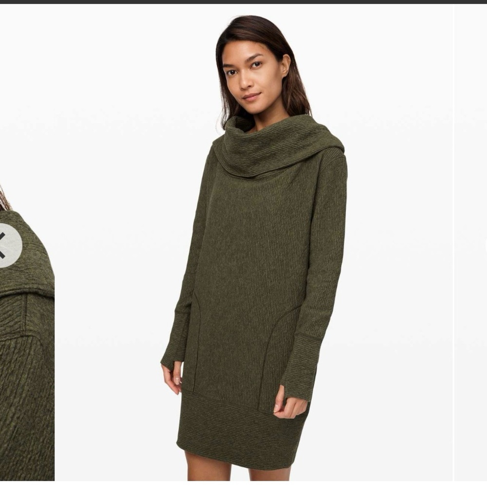 Lululemon Along the Way Dress
Heathered Dark Olive